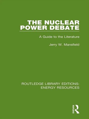 cover image of The Nuclear Power Debate